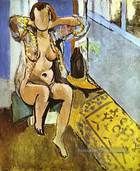 Nude Spanish Carpet abstrait fauvisme Henri Matisse Peintures à l'huile